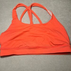 Lululemon Orange Energy Bra